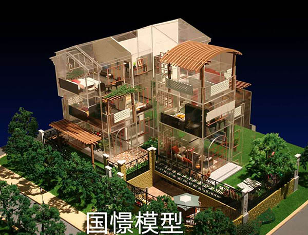 芦山县建筑模型